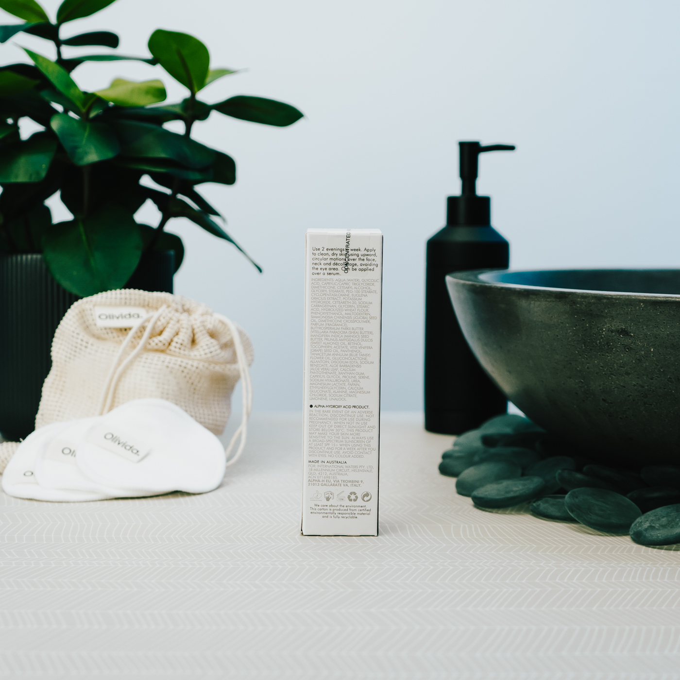 ALPHA-H 2022 - Beauty Sleep Power Peel - Olivida achterkant verpakking