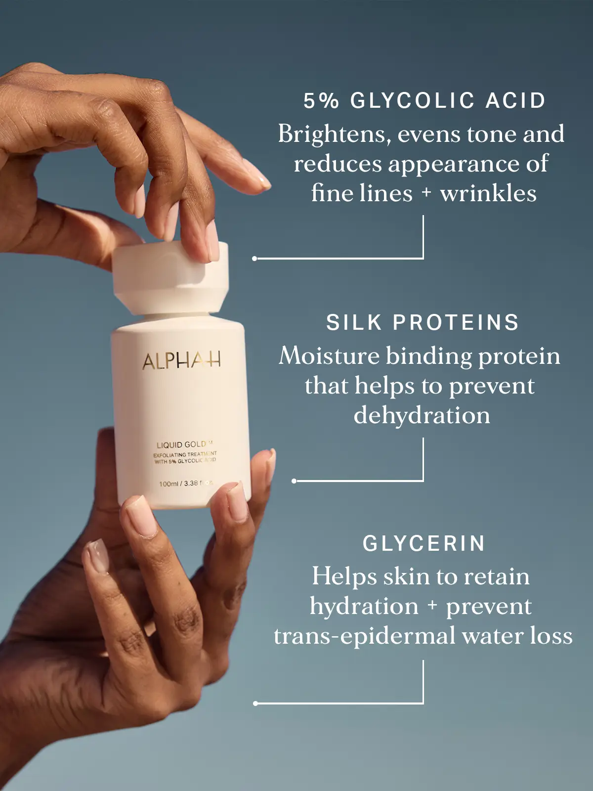 ALPHA-H - Liquid Gold - Infographic - Glycolic Acid