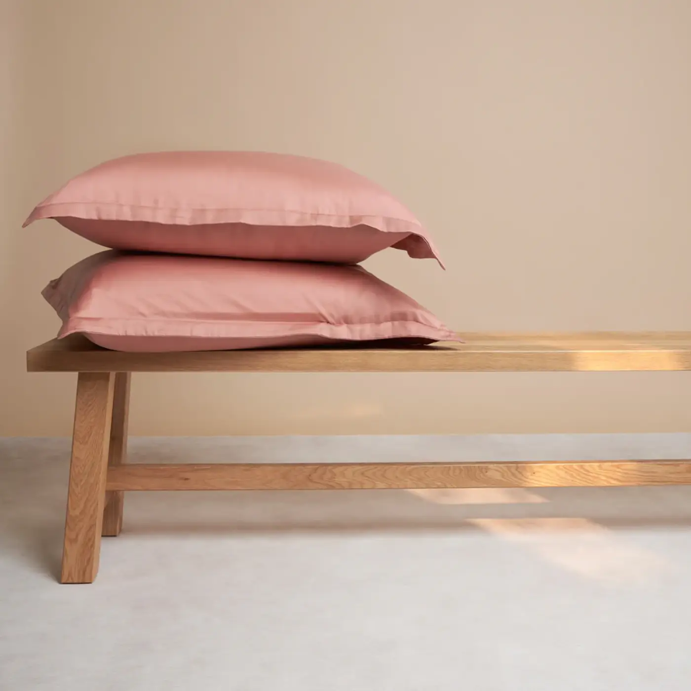 Coco & Cici - Tencel - Kussensloop - Terra-Roze