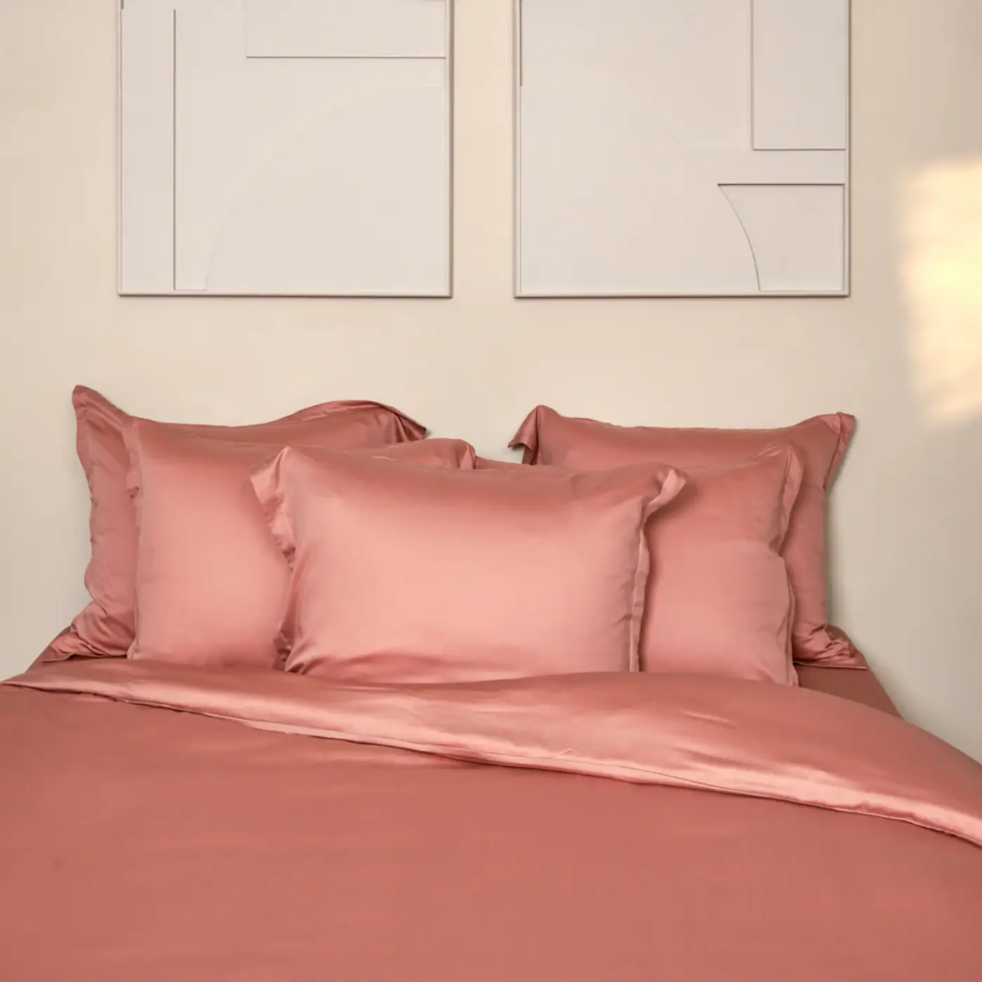 Coco & Cici - Tencel - Kussensloop - Terra-Roze - Sfeer