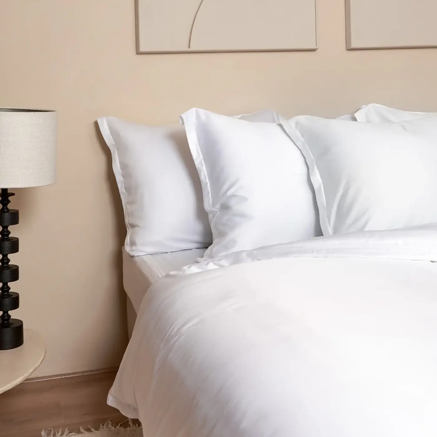 COCOCICI-TENCEL™ - Satijn - Kussensloop - Wit - Sfeer 2