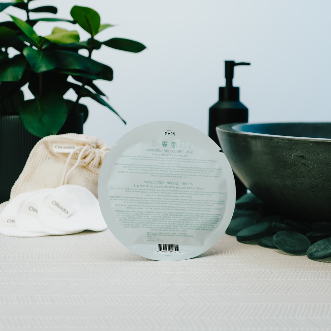 IMAGE Skincare 2021 - Hydrating Hydrogel Sheet Mask - Olivida achterkant