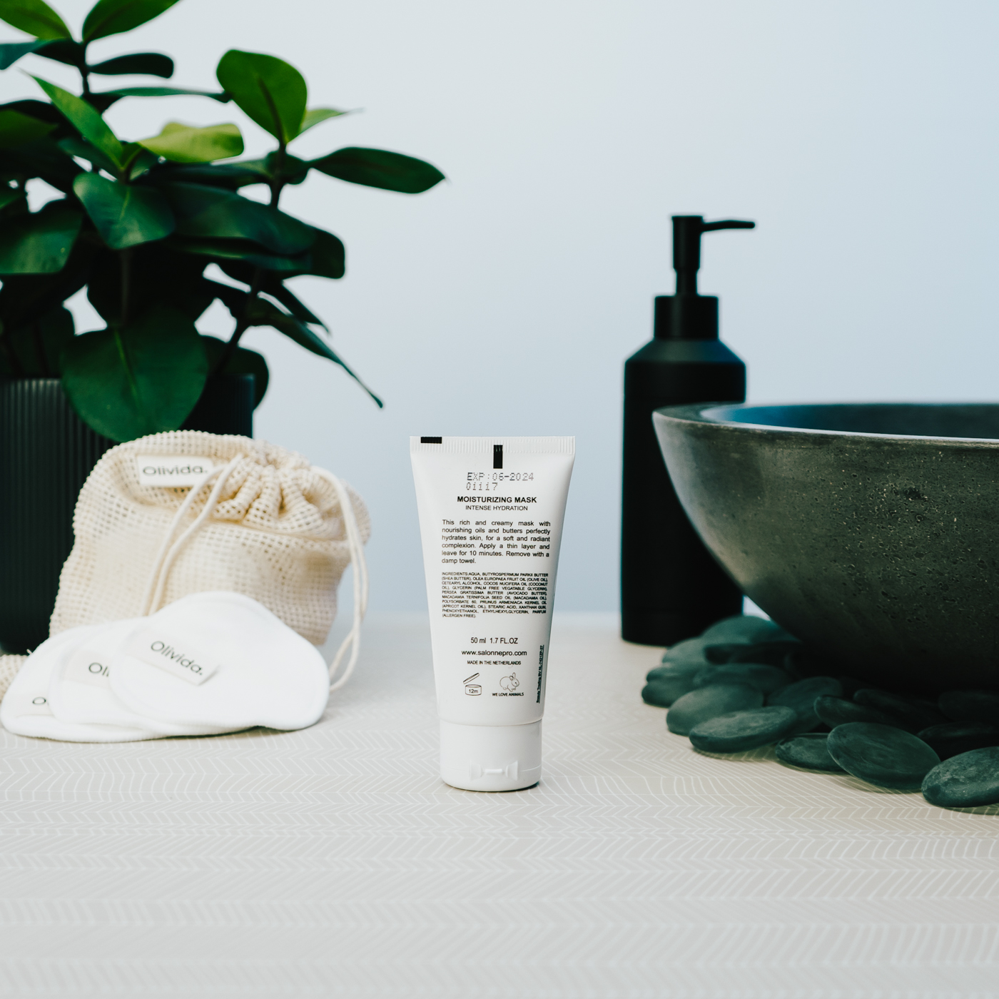 SPA Salonnepro - Moisturizing Mask - INGREDIENTEN