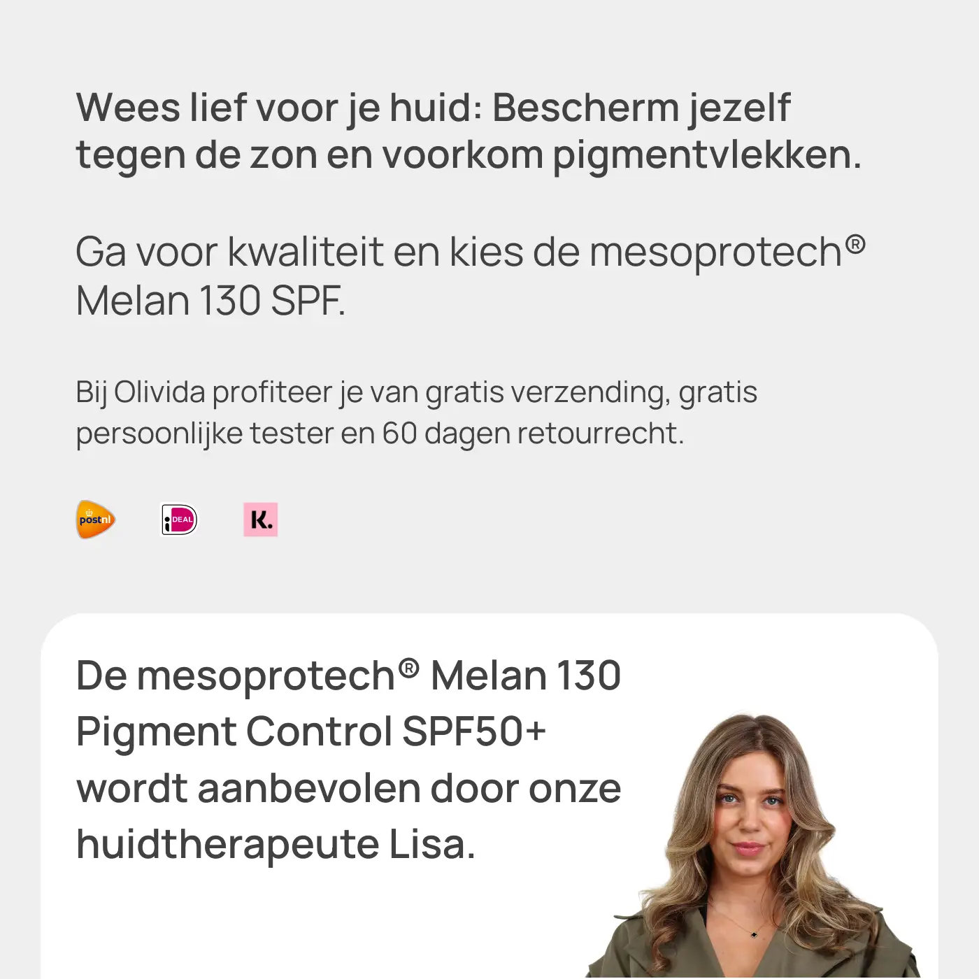 Mesoestetic Mesoprotech Pigment Control Melan130 SPF50 Huidtherapeute