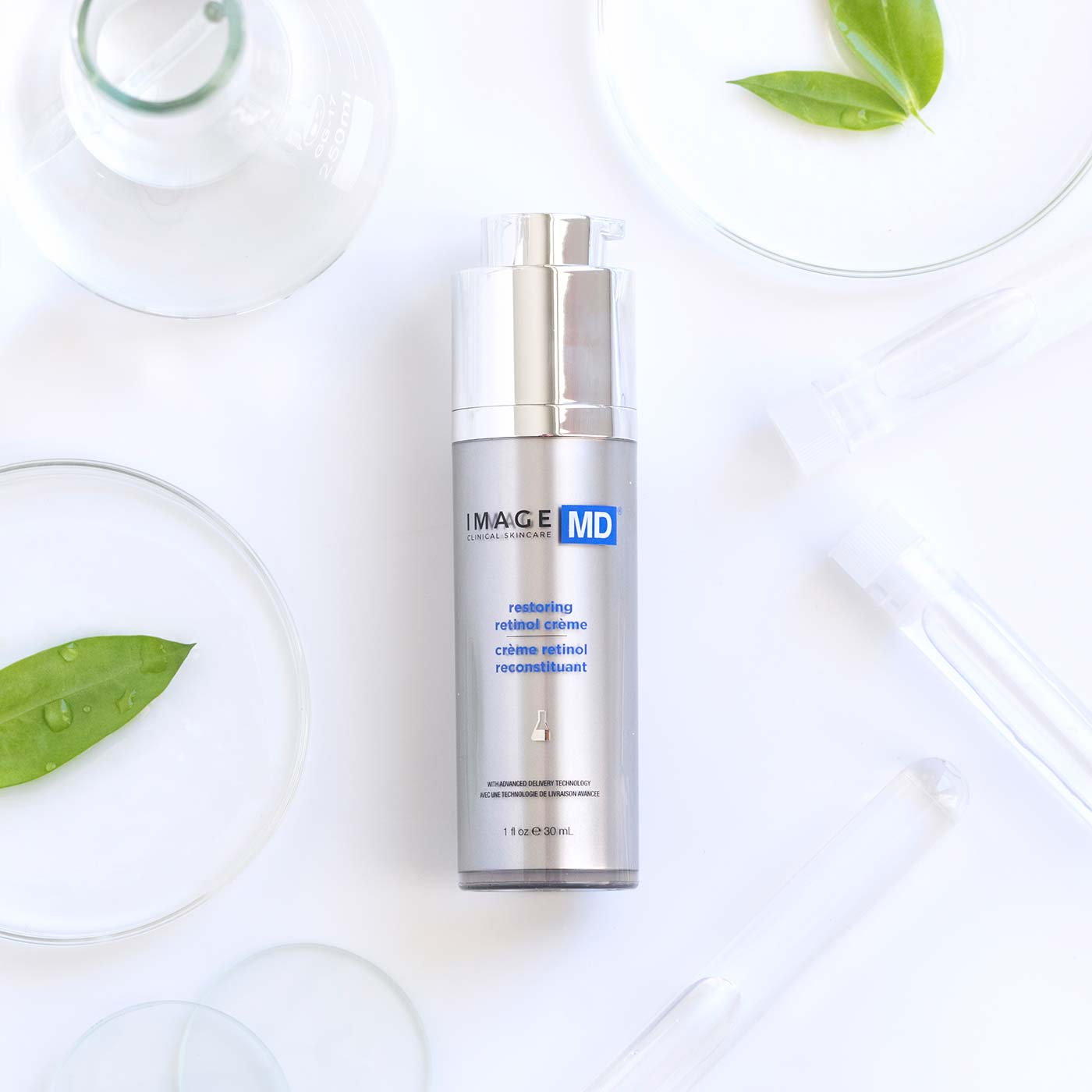 Olivida Image Skincare MD restoring retinol creme display