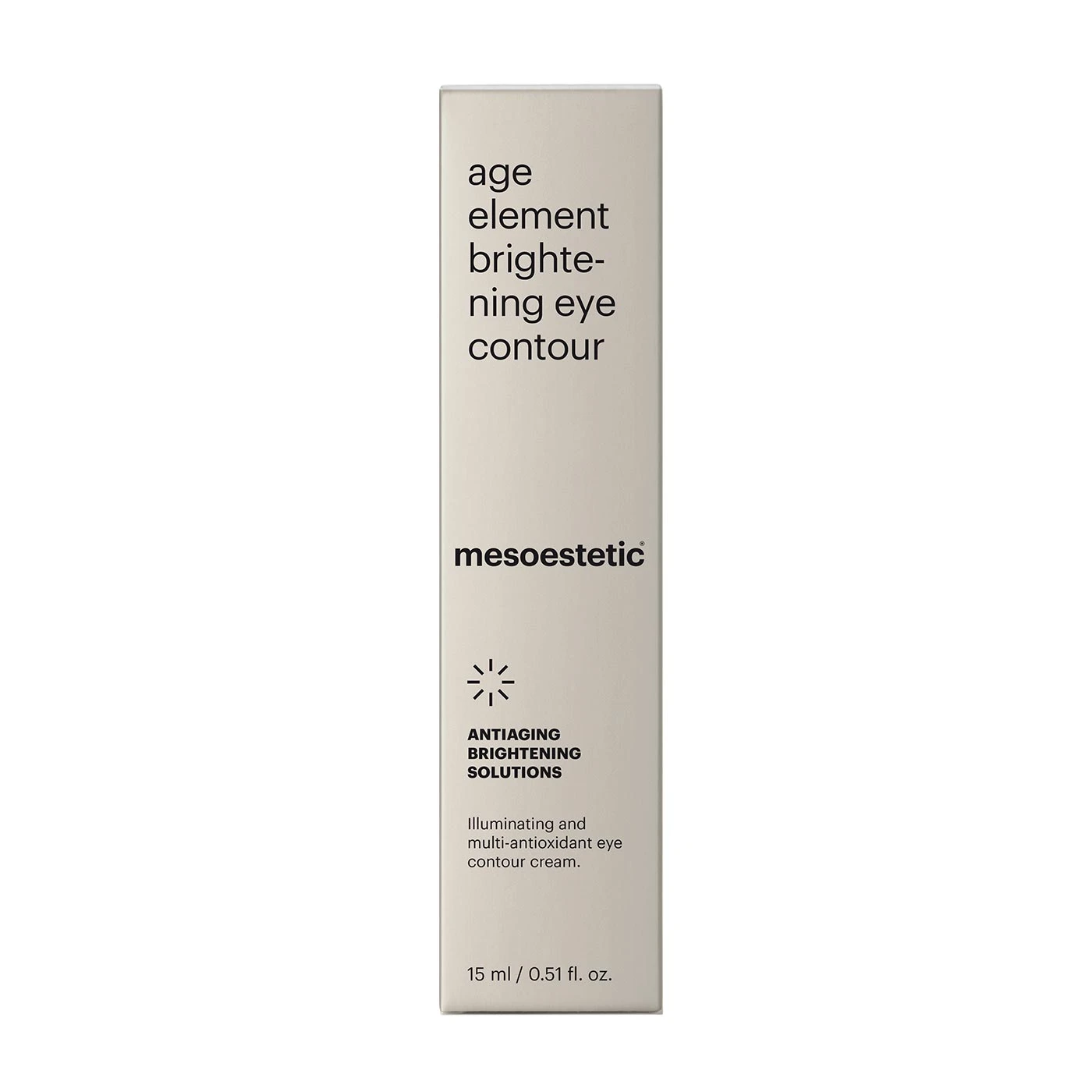 Mesoestetic age element brightening eye contour