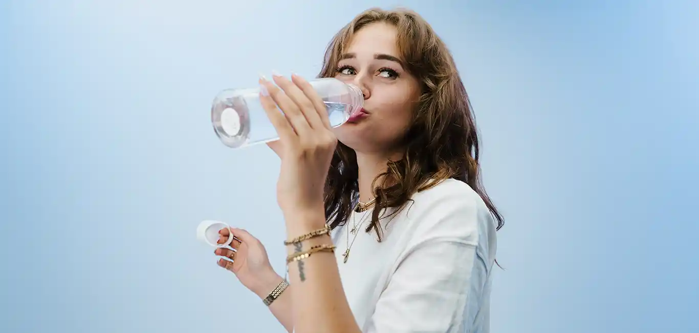 verbrande huid hydrateren