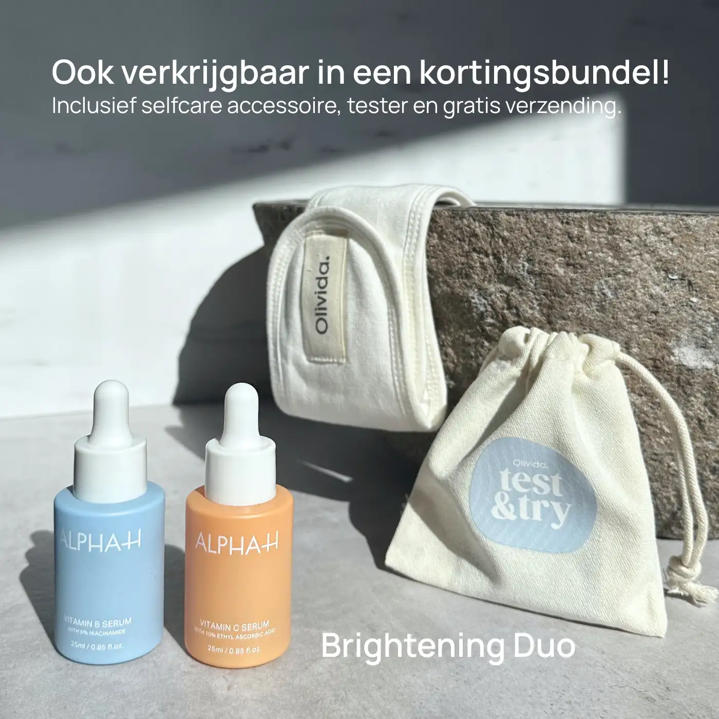 ALPHA-H Brightening Duo Bundel Vitamin C Vitamin B Olivida Copyright Korting
