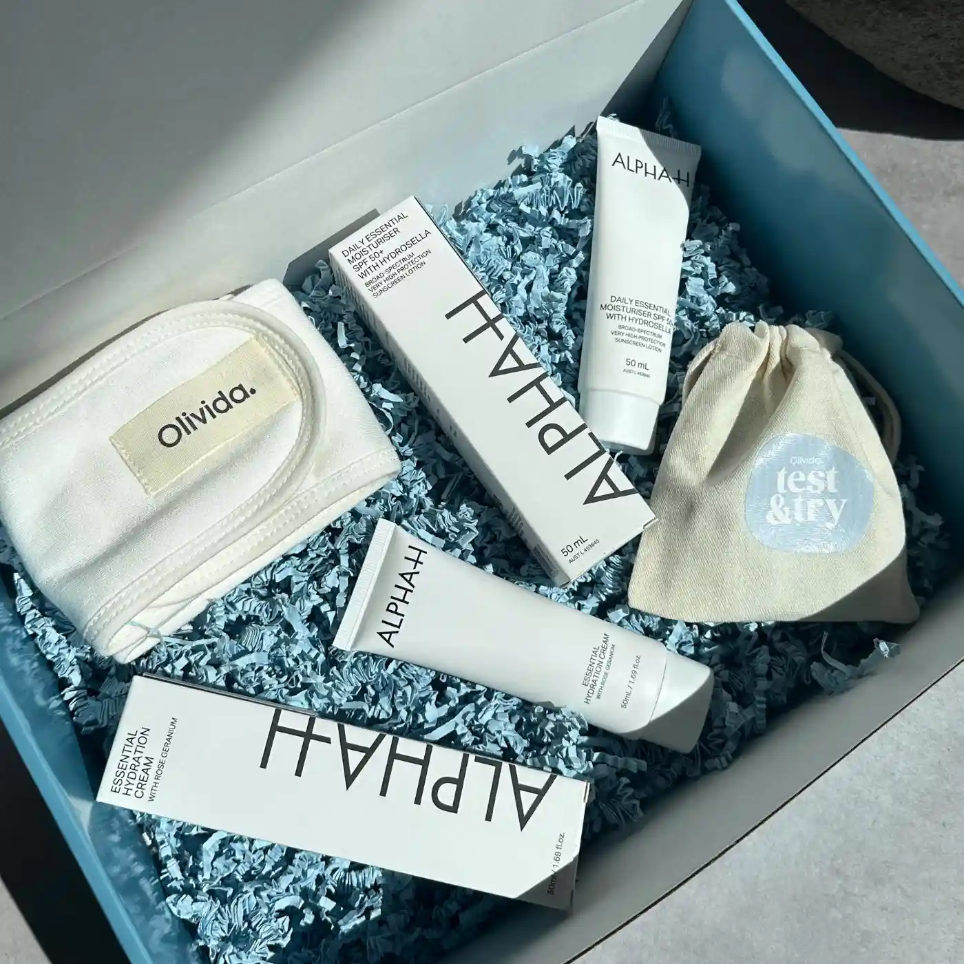 ALPHAH Moisturize Protect Duo Doos SPF50 Hydration Cream Olivida Copyright Korting