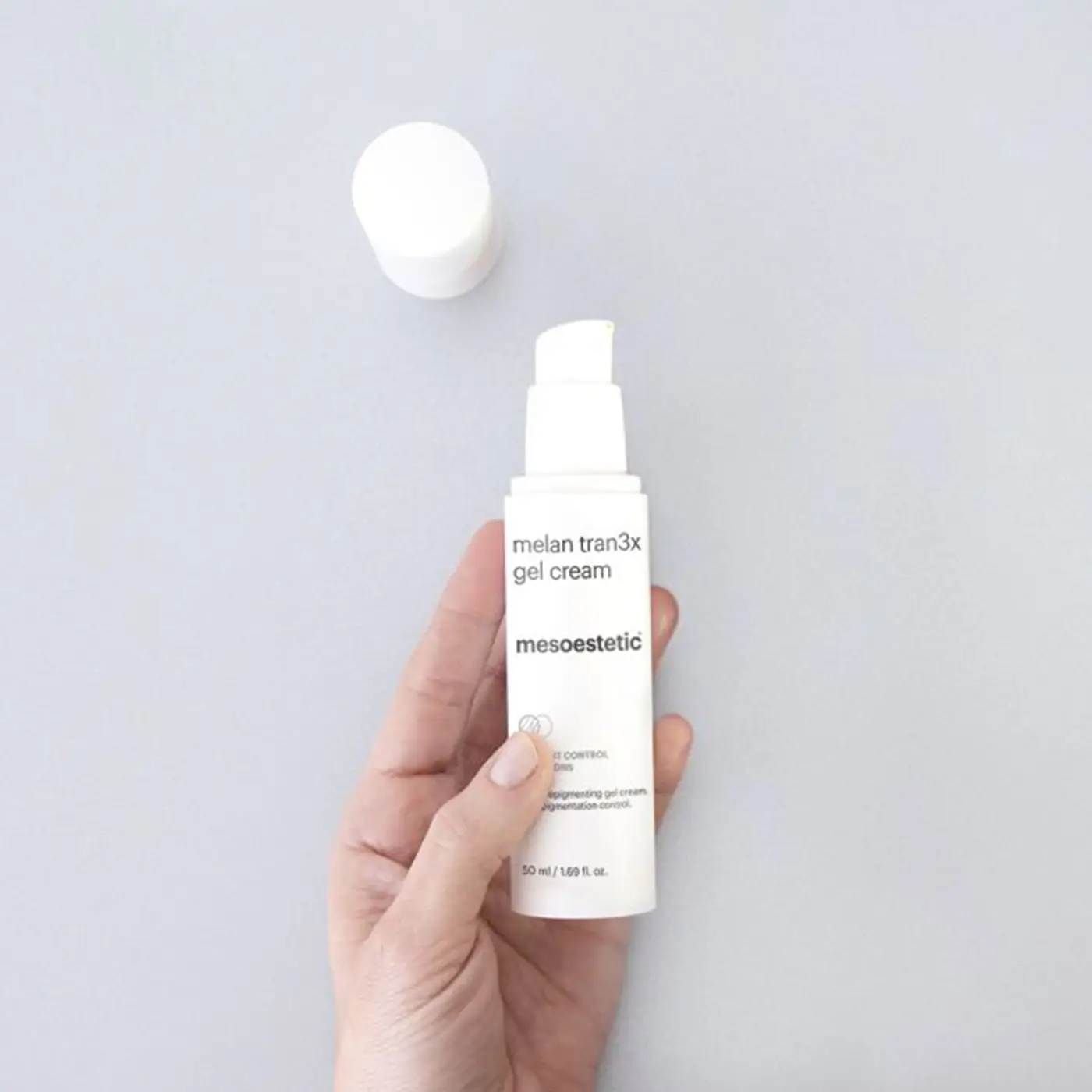 Mesoestetic - Melan tran3x gel cream - Model