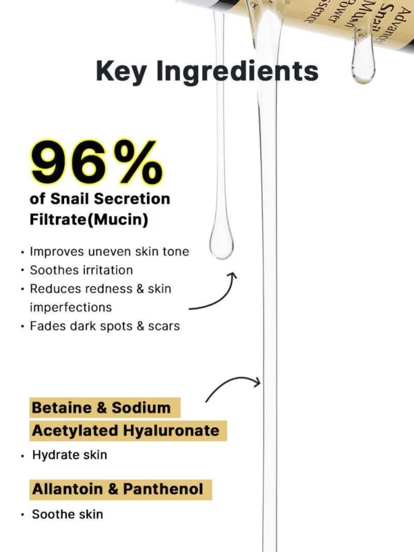 COSRX - advanced snail 96 mucin power essence - Ingredienten