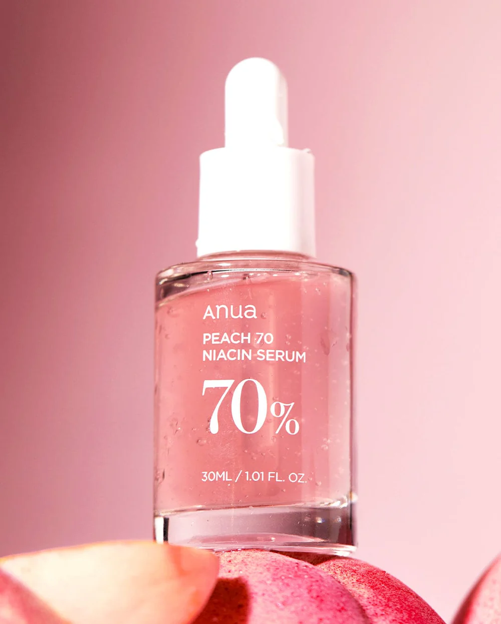 Anua - Peach 70 Niacin Serum - Niacinamide serum - sfeer