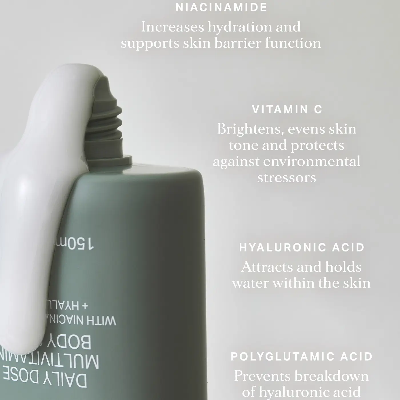 ALPHA-H - Daily Dose Of Multivitamin - Body Serum - Infographic 2