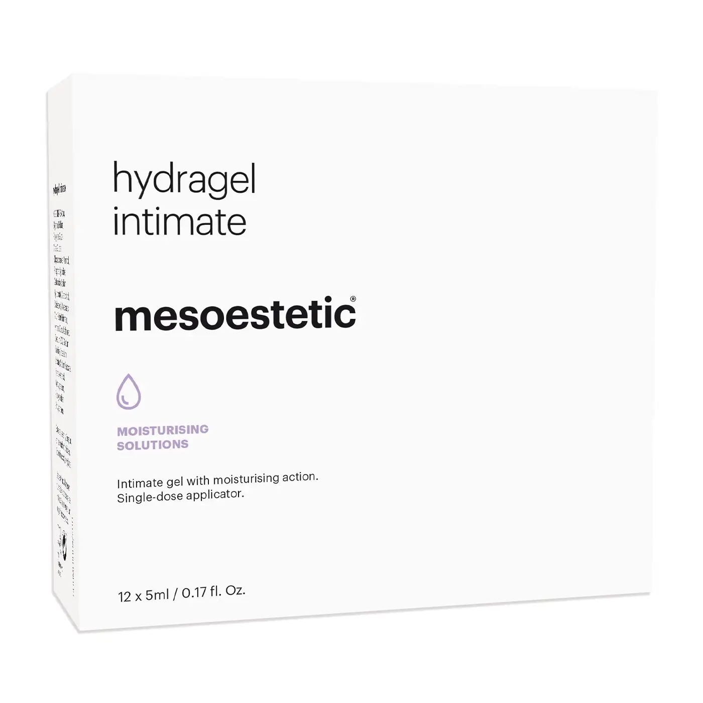 Mesoestetic- hydragel intimate - Moisturising Solutions - Verpakking