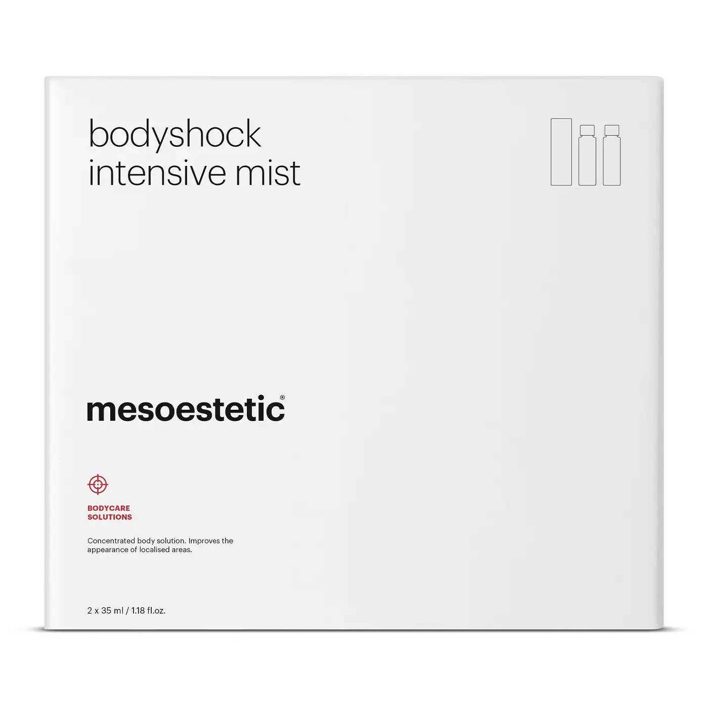 Mesoestetic - Bodyshock - Intensive Mist - Bodycare Solutions - Verpakking
