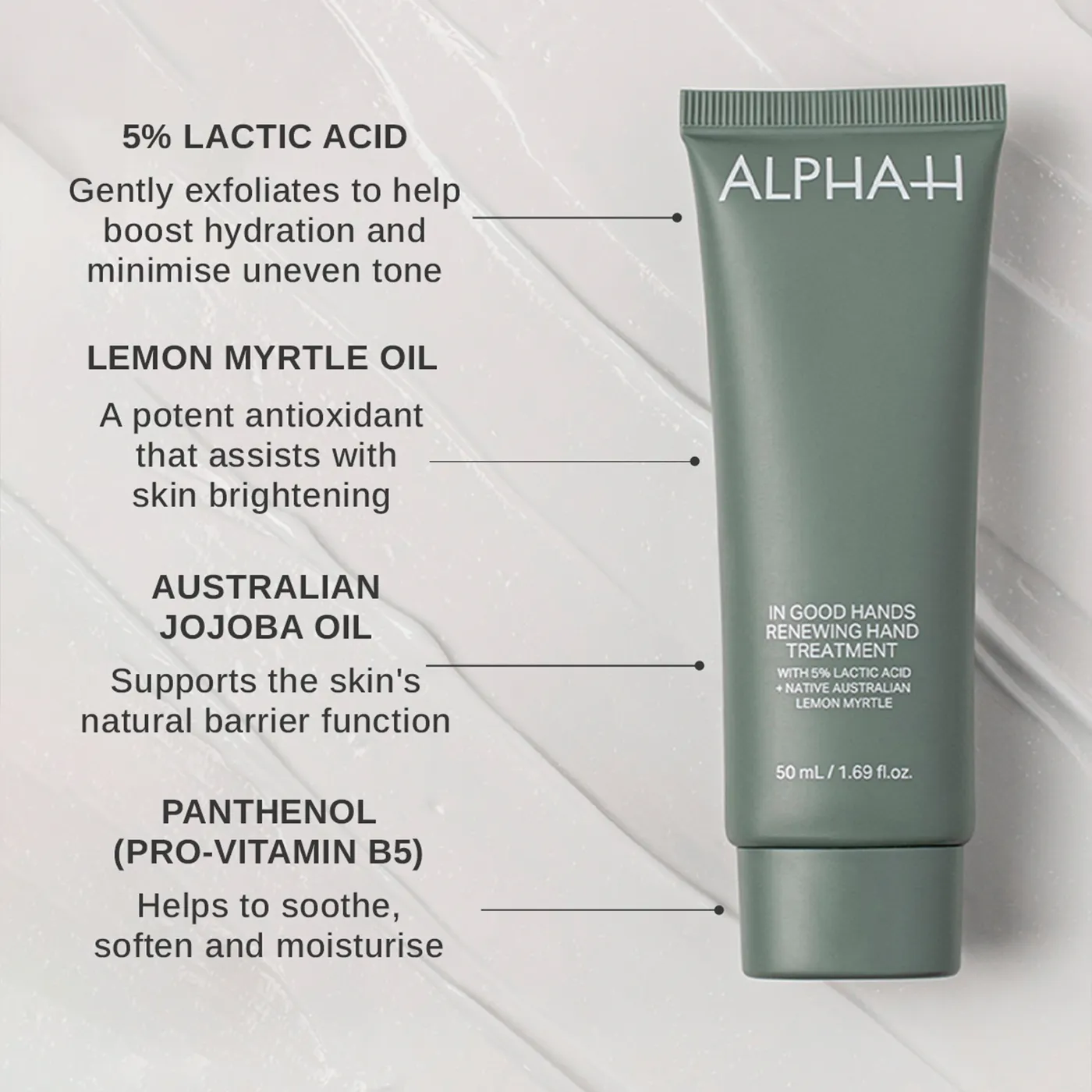 ALPHA-H – In Goods Hands Renewing Hand Treatment - Melkzuur - Lactic Acid