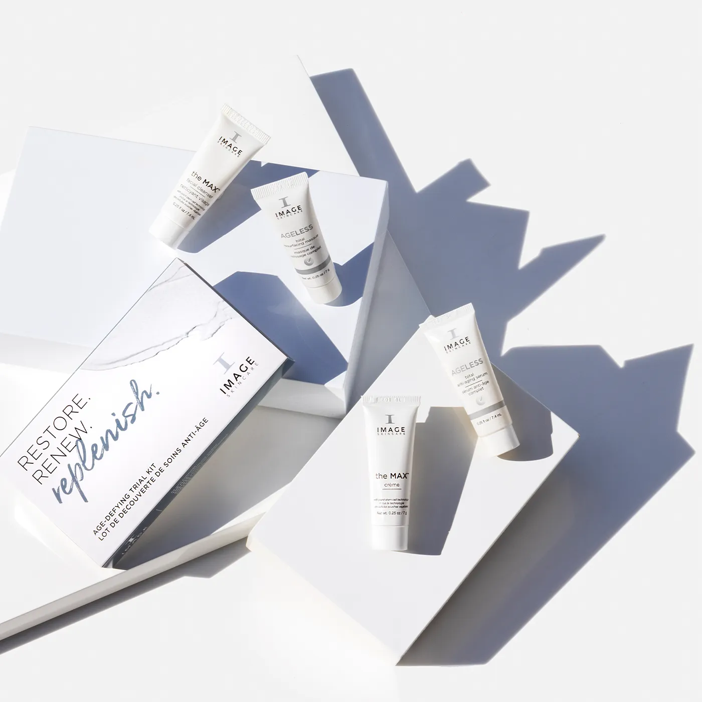 IMAGE Skincare - Age Defying Trial Kit - The Max - Ageless - Testers - Model - Displat