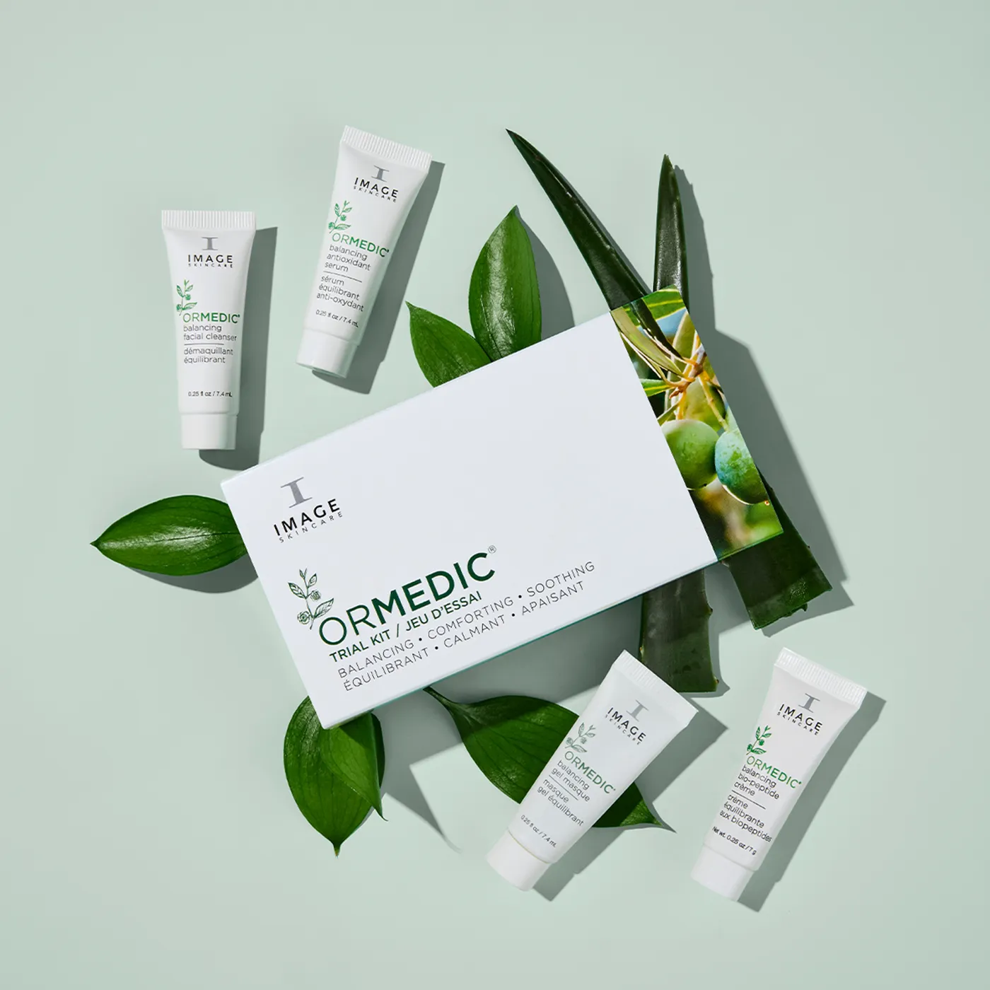 IMAGE Skincare - ORMEDIC - Trial Kit - Testers - Cleanser - Serum - Masker - Peptide creme