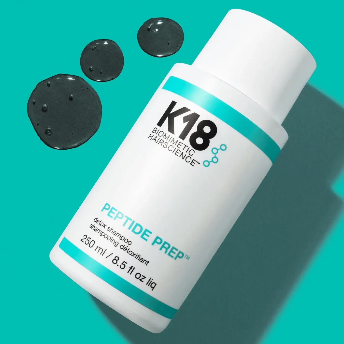 K18 - Detox shampoo - Peptide Prep - 250ML - Textuur