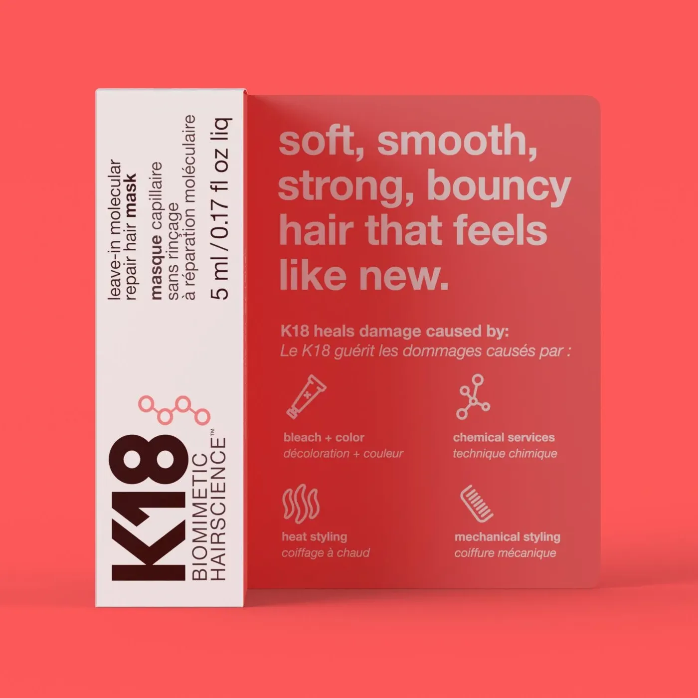 K18 - Hair mask - Haarmasker - Leave In Molecular - Repair - 5ML - Sample