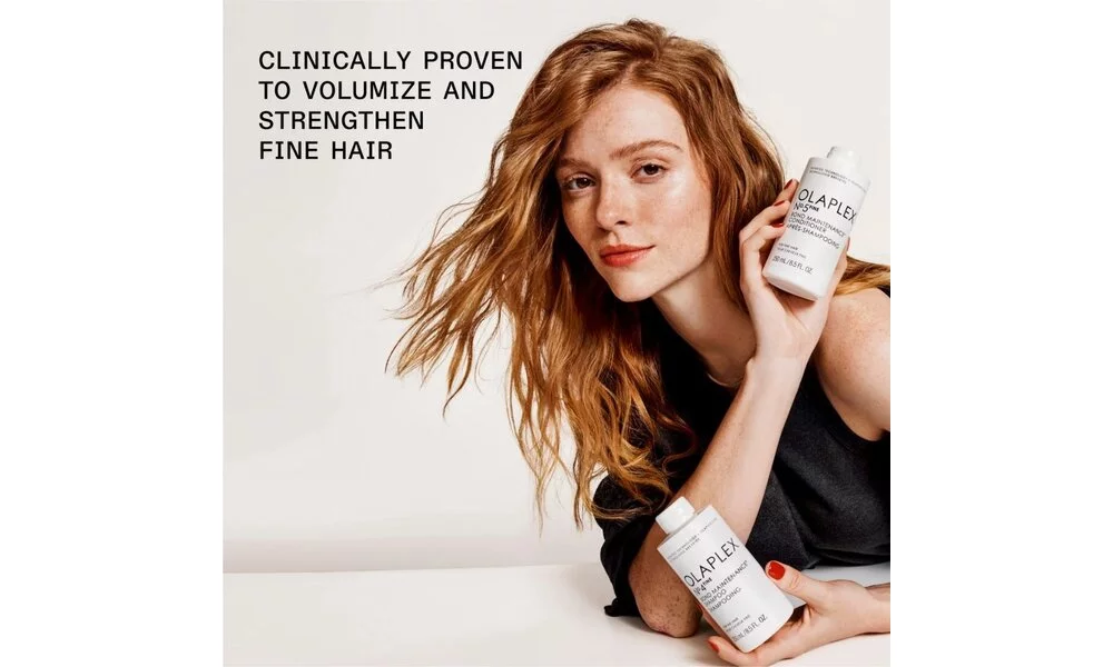 Olaplex - Haircare - N-4 - Fine - Bond Maintenance Shampoo - Model - Infographic
