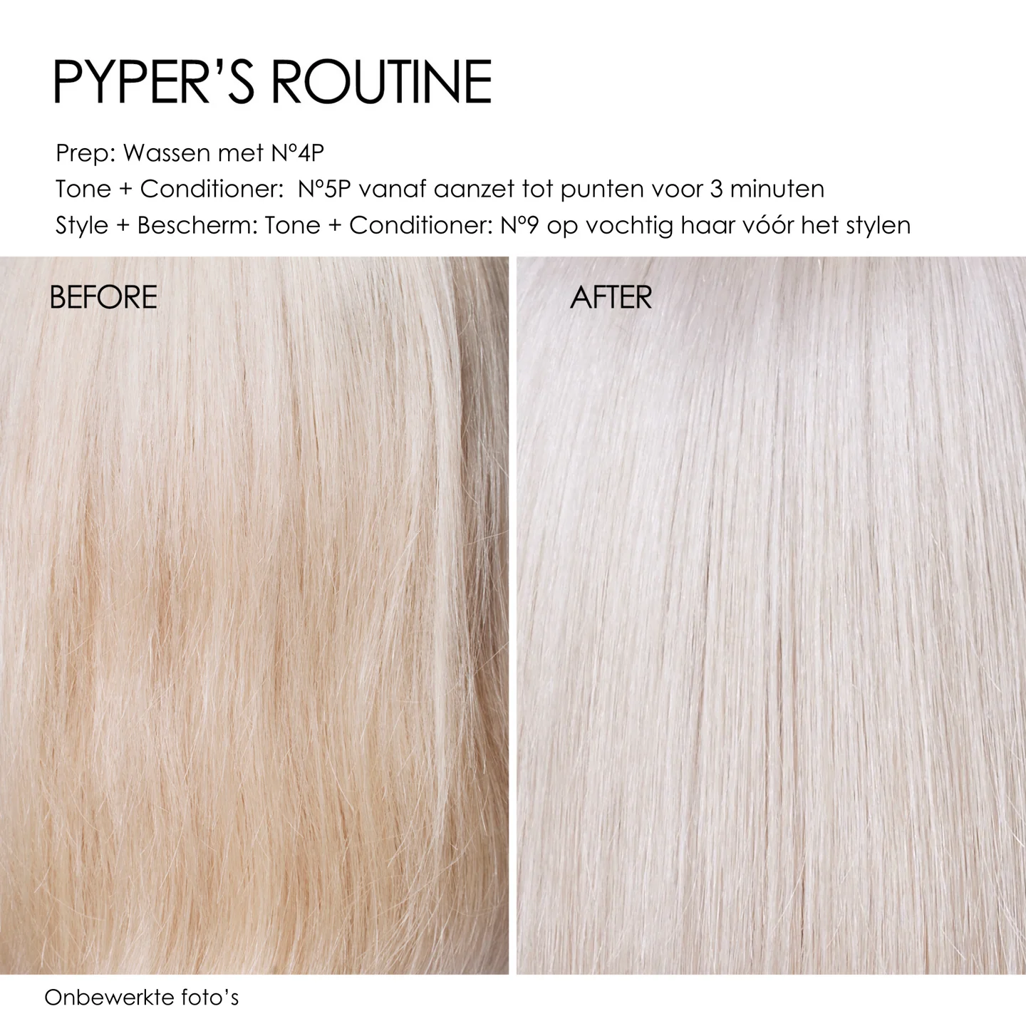 Olaplex - Haircare - Nº. 5P Blonde Enhancer Toning Conditioner - Before After - Routine - N4P - N5P - N9