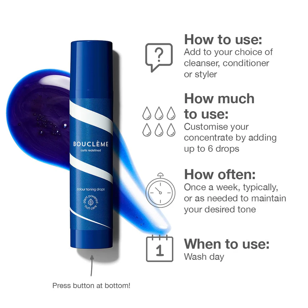 Boucleme - Haircare - Colour Toning Drops - Gebruiksaanwijzing