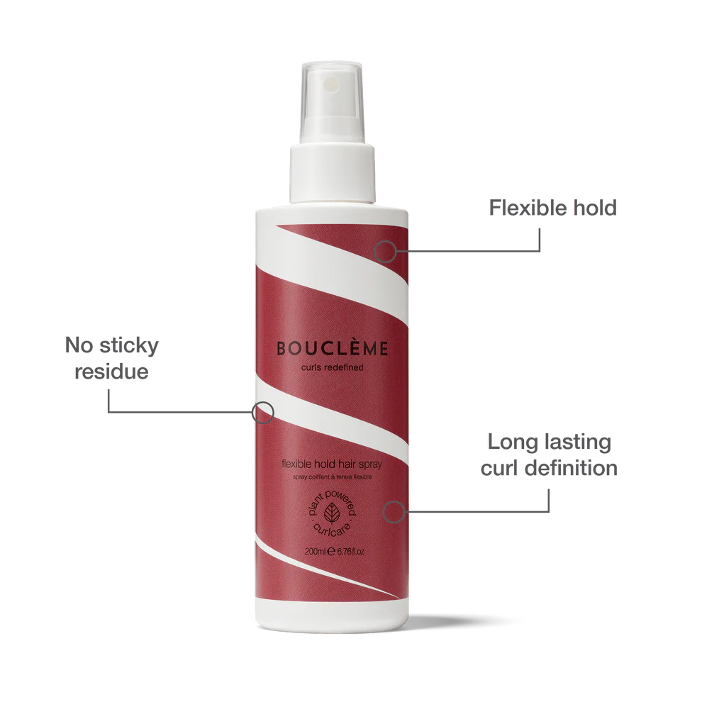 Boucleme - Haircare - Flexible Hold Hairspray - Infographic