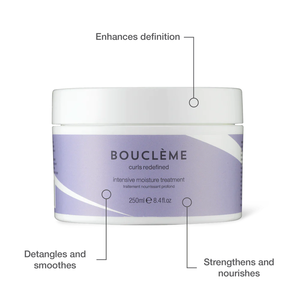 Boucleme - Haircare - Intensive Moisture Treatment - Infographic