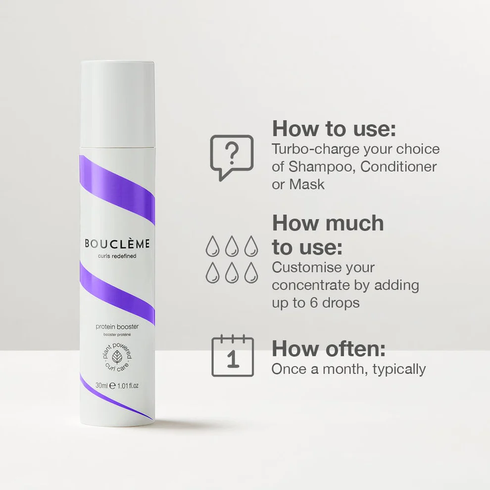 Boucleme - Haircare - Protein Booster - Gebruiksaanwijzing