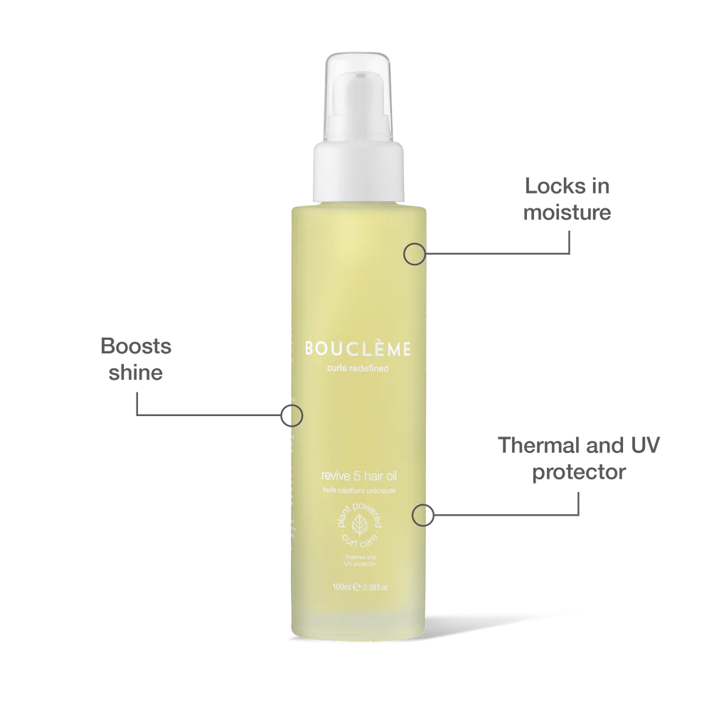 Boucleme - Haircare - Revive 5 Hair Oil - Infographic