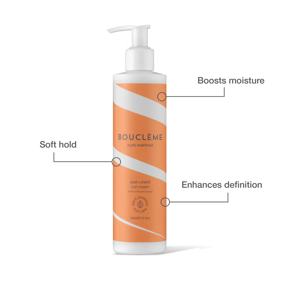 Boucleme - Haircare - Seal Shield Curl Cream - Infographic
