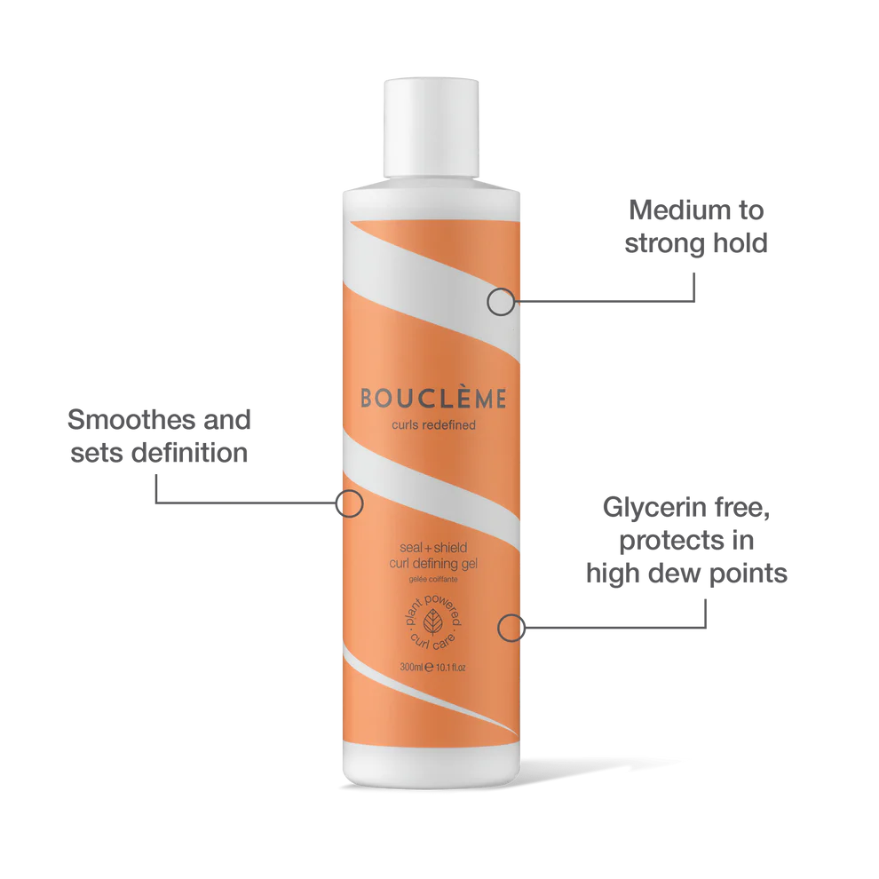 Boucleme - Haircare - Seal Shield Curl Defining Gel - Infographic
