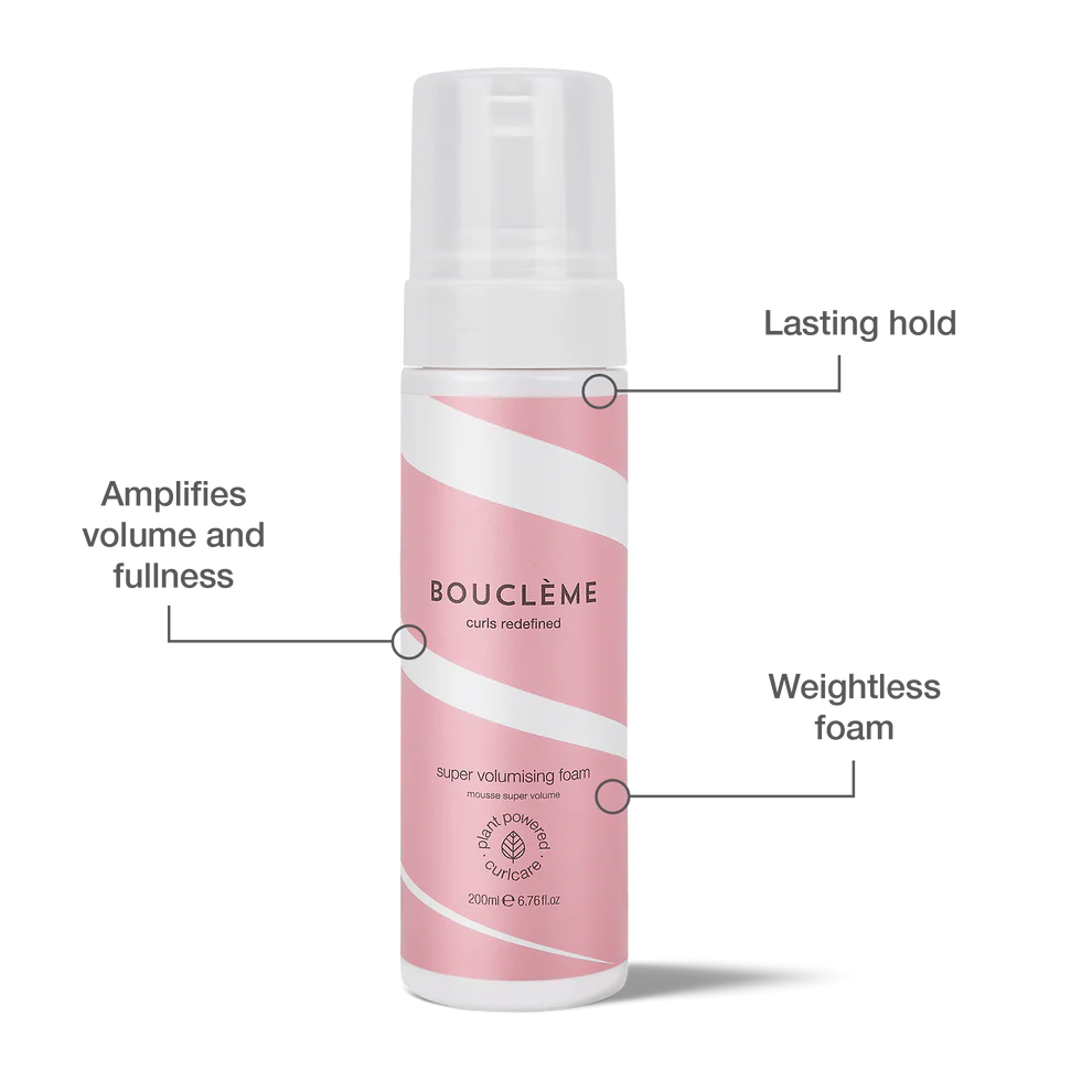Boucleme - Haircare - Super Volumising Foam - Infographic
