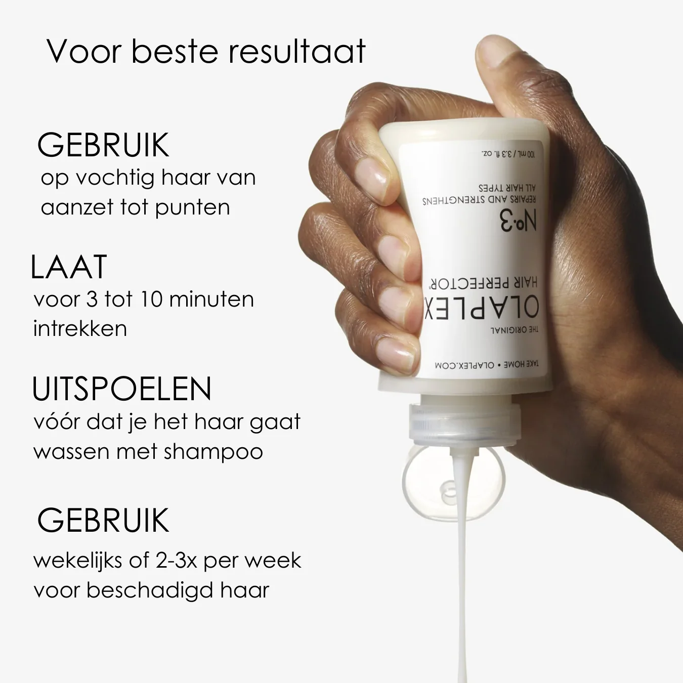 Olaplex - N 3 - Hair Perfector - Gebruiksaanwijzing